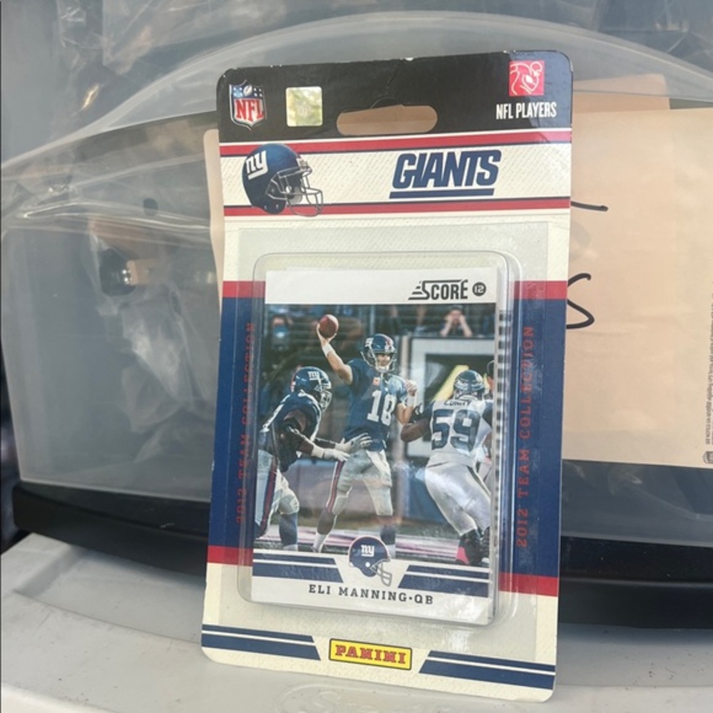 2012 NY Giants Eli Panini Score Football Team Collection Sealed Team Set new